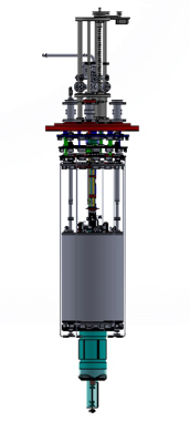 Construction of sub-Kelvin high magnetic field photon scanning tunneling microscope